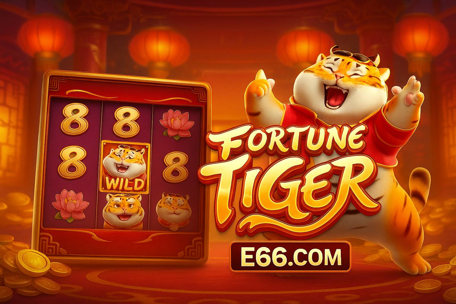 Fortune Tiger é um jogo imperdível no E66.COM Casino